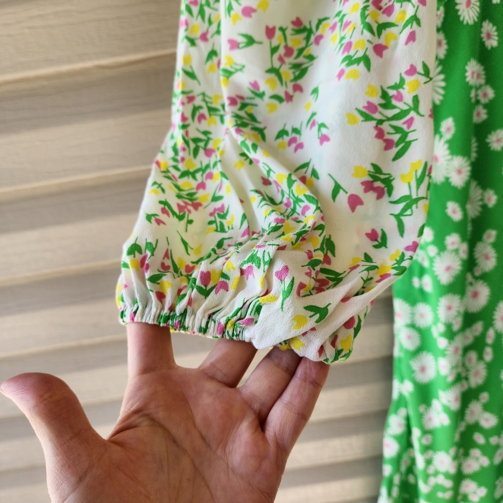 Rixo by target green floral dress - Picture 6 of 14